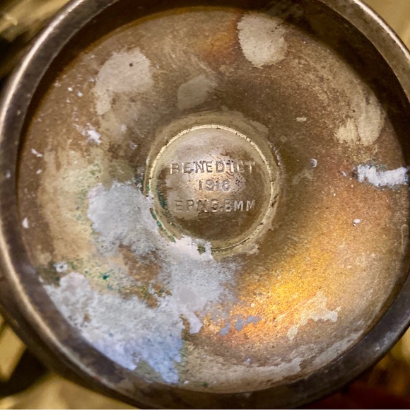 Benedict 1918 EPNS BMM  Vintage  VASE - Picture 10 of 17